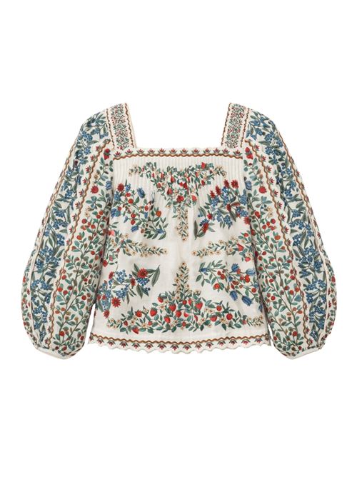 Fruit Beauty Scarf Shirt FARM RIO | 352183FRUITBEAUTYSCARF26049